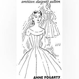 Anne Fogarty pink fit and flare dress with pockets 24 in vintage vtg rare 1950s